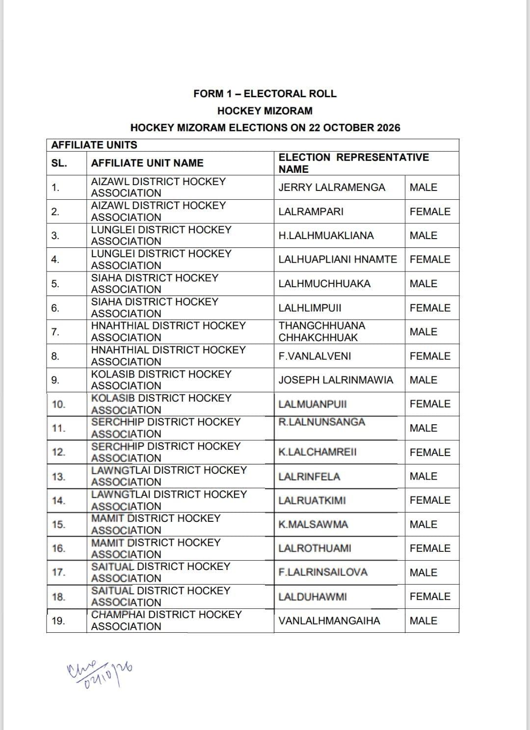 HM Election Notice